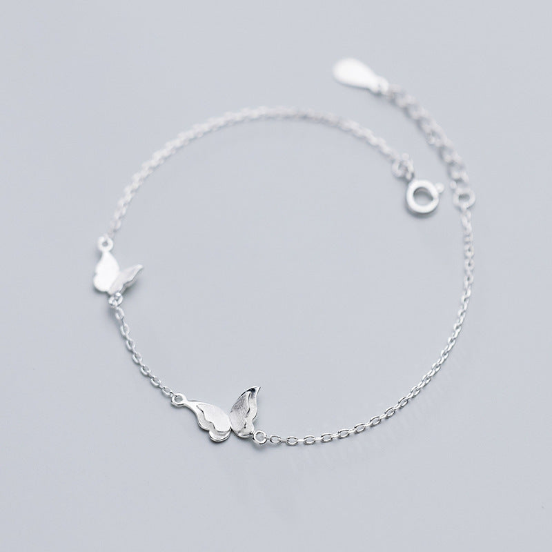Simple Two Small Butterfly Hand Jewelry