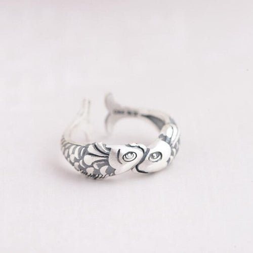 Sterling Silver Vintage Pisces Ring